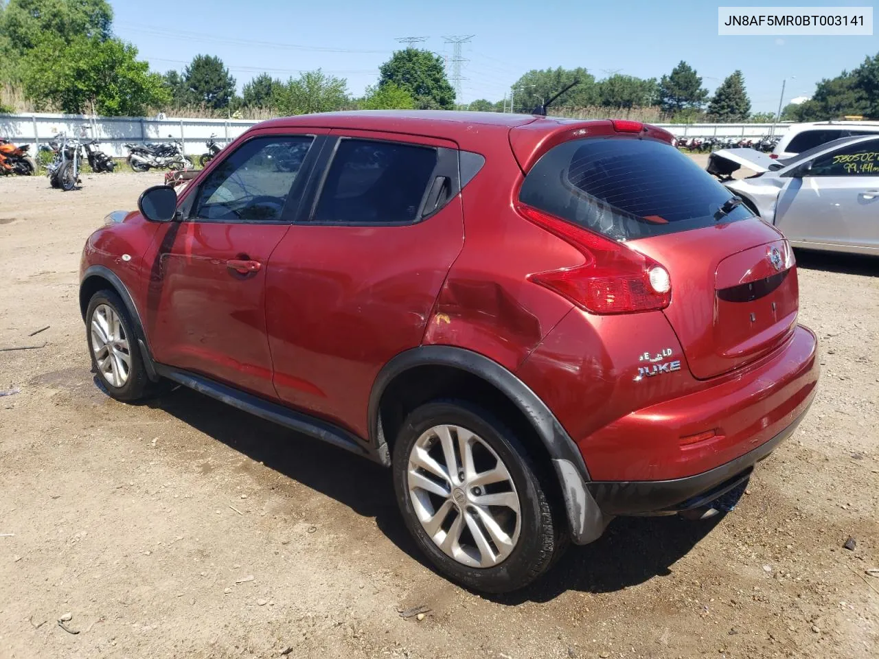 2011 Nissan Juke S VIN: JN8AF5MR0BT003141 Lot: 58137384