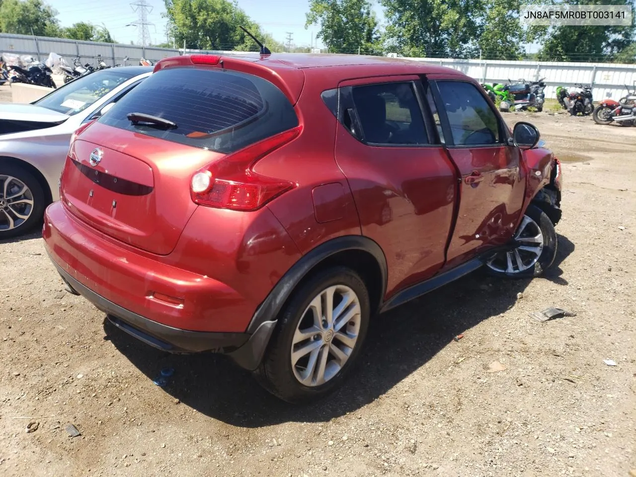 2011 Nissan Juke S VIN: JN8AF5MR0BT003141 Lot: 58137384