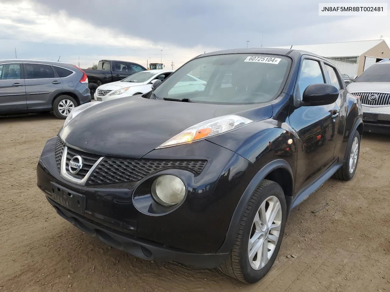 2011 Nissan Juke S VIN: JN8AF5MR8BT002481 Lot: 60725104