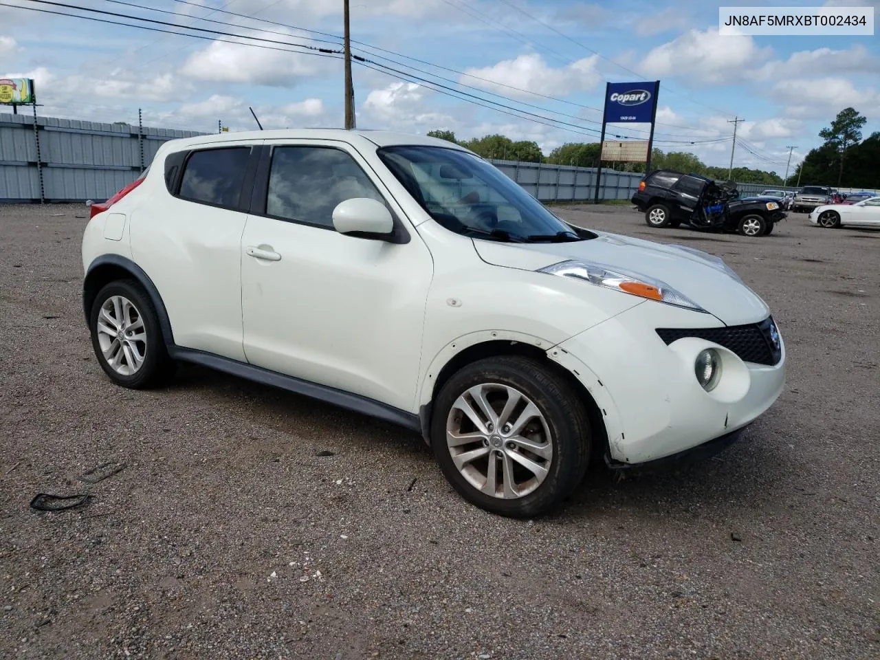 2011 Nissan Juke S VIN: JN8AF5MRXBT002434 Lot: 65544934