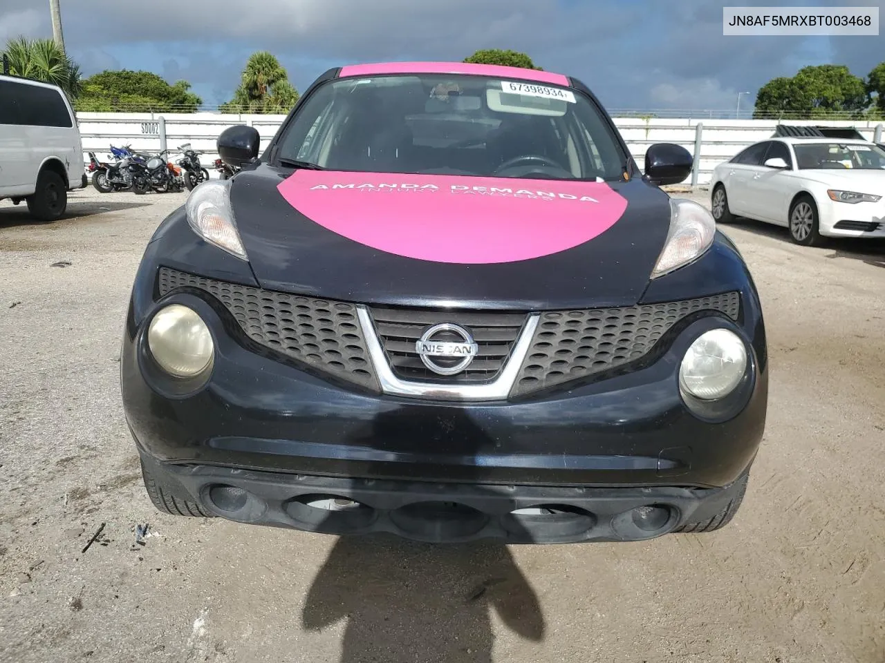 2011 Nissan Juke S VIN: JN8AF5MRXBT003468 Lot: 67398934