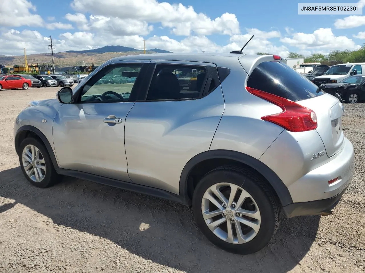 2011 Nissan Juke S VIN: JN8AF5MR3BT022301 Lot: 67730344