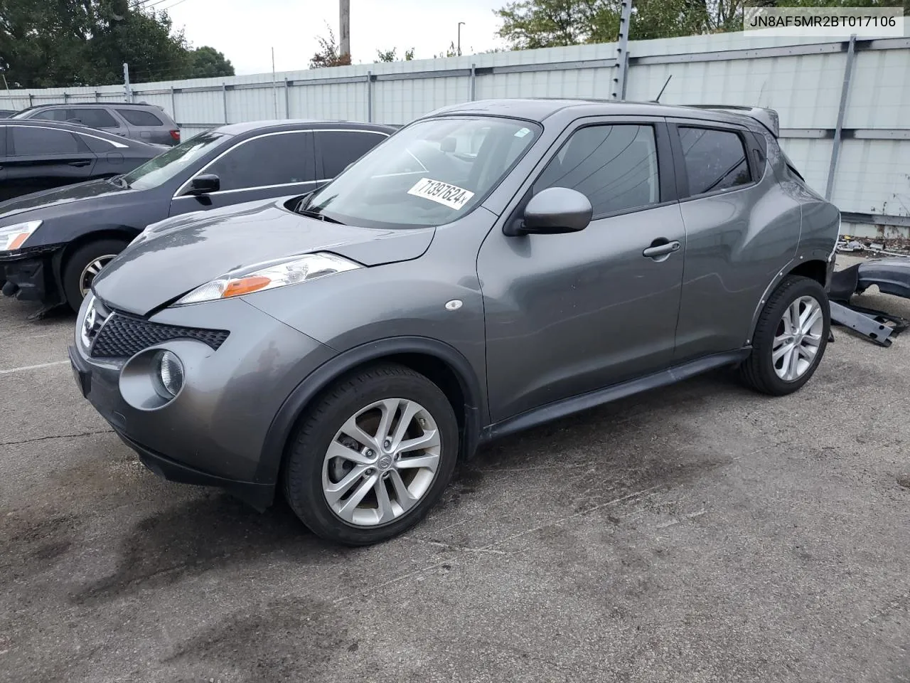 2011 Nissan Juke S VIN: JN8AF5MR2BT017106 Lot: 71397624