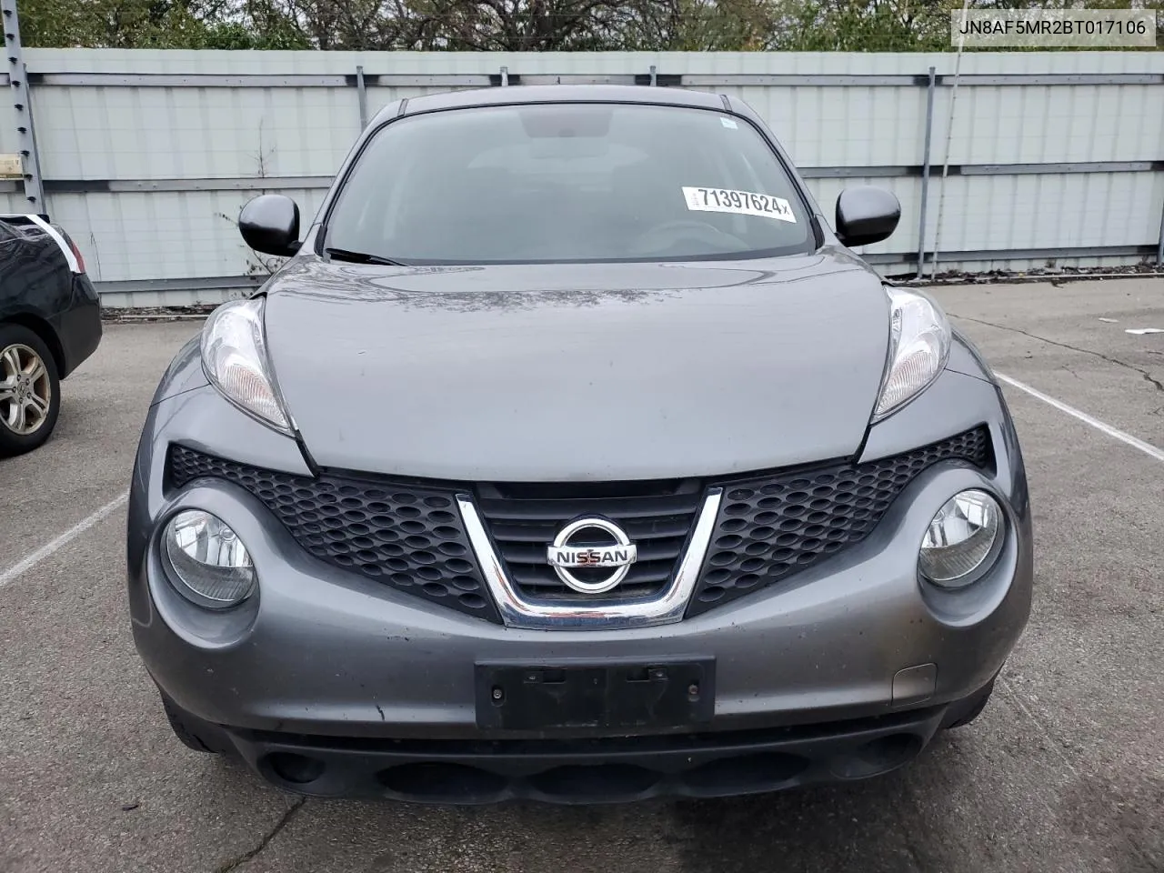 2011 Nissan Juke S VIN: JN8AF5MR2BT017106 Lot: 71397624