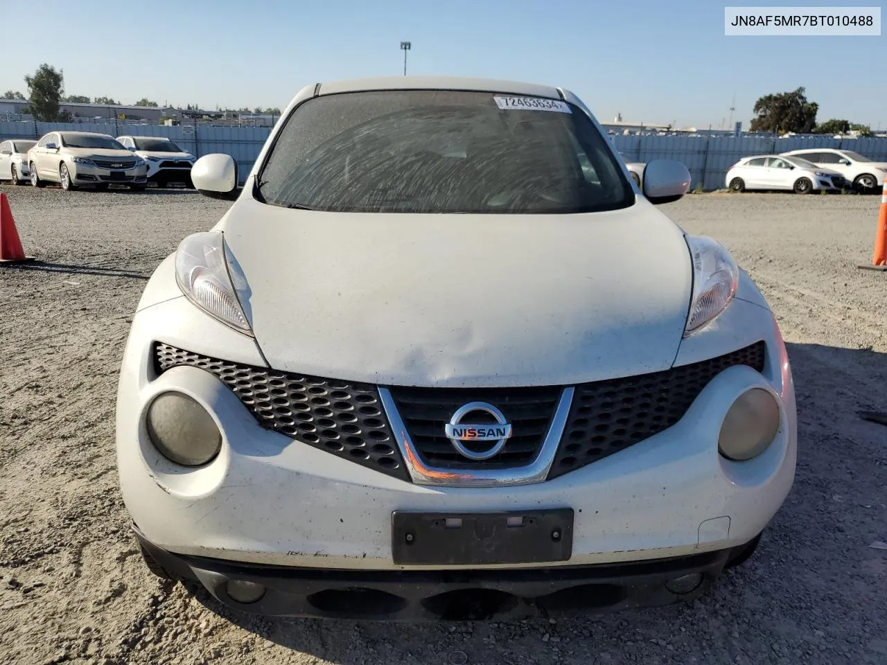 2011 Nissan Juke S VIN: JN8AF5MR7BT010488 Lot: 72463634