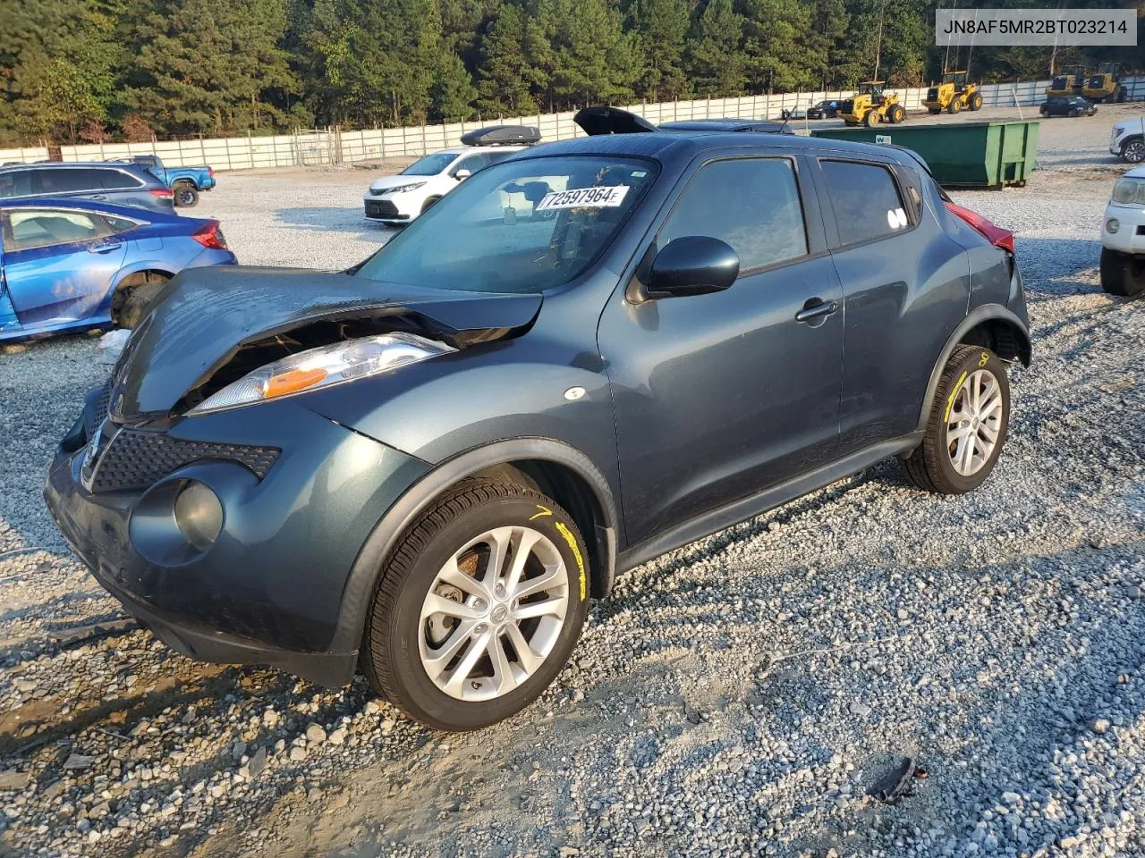 2011 Nissan Juke S VIN: JN8AF5MR2BT023214 Lot: 72597964