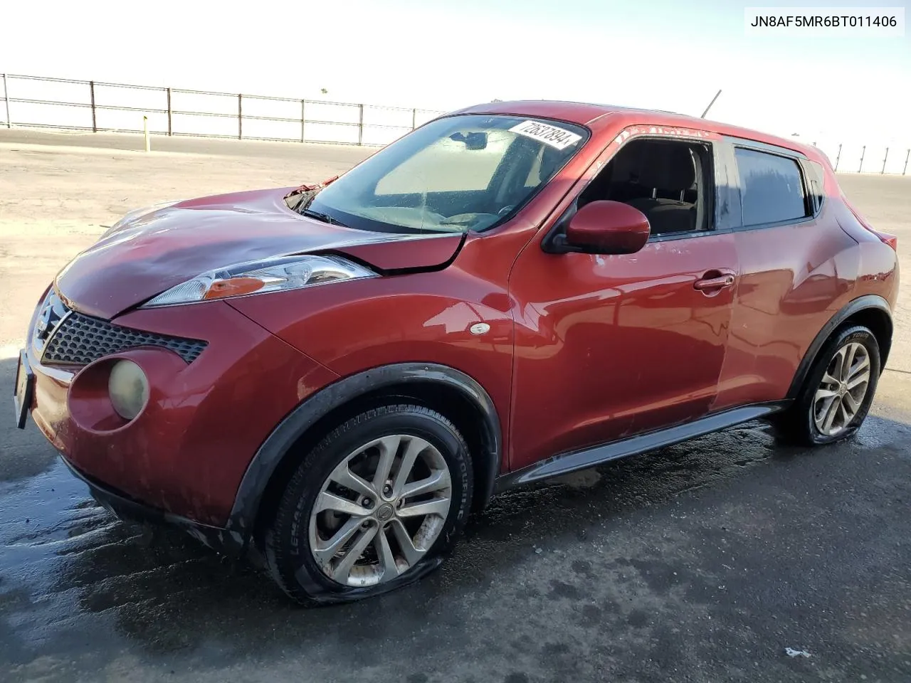 2011 Nissan Juke S VIN: JN8AF5MR6BT011406 Lot: 72637894