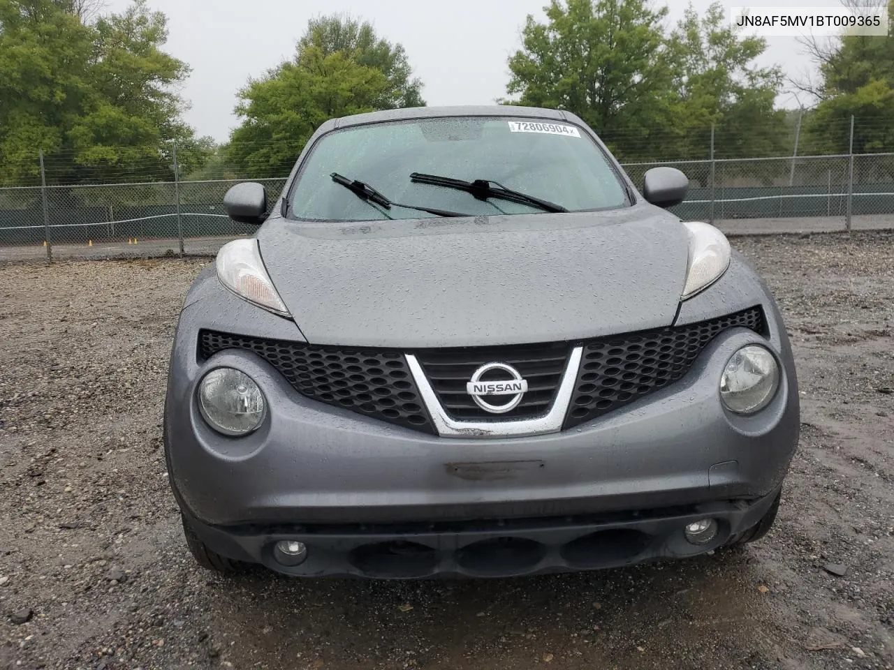 2011 Nissan Juke S VIN: JN8AF5MV1BT009365 Lot: 72806904