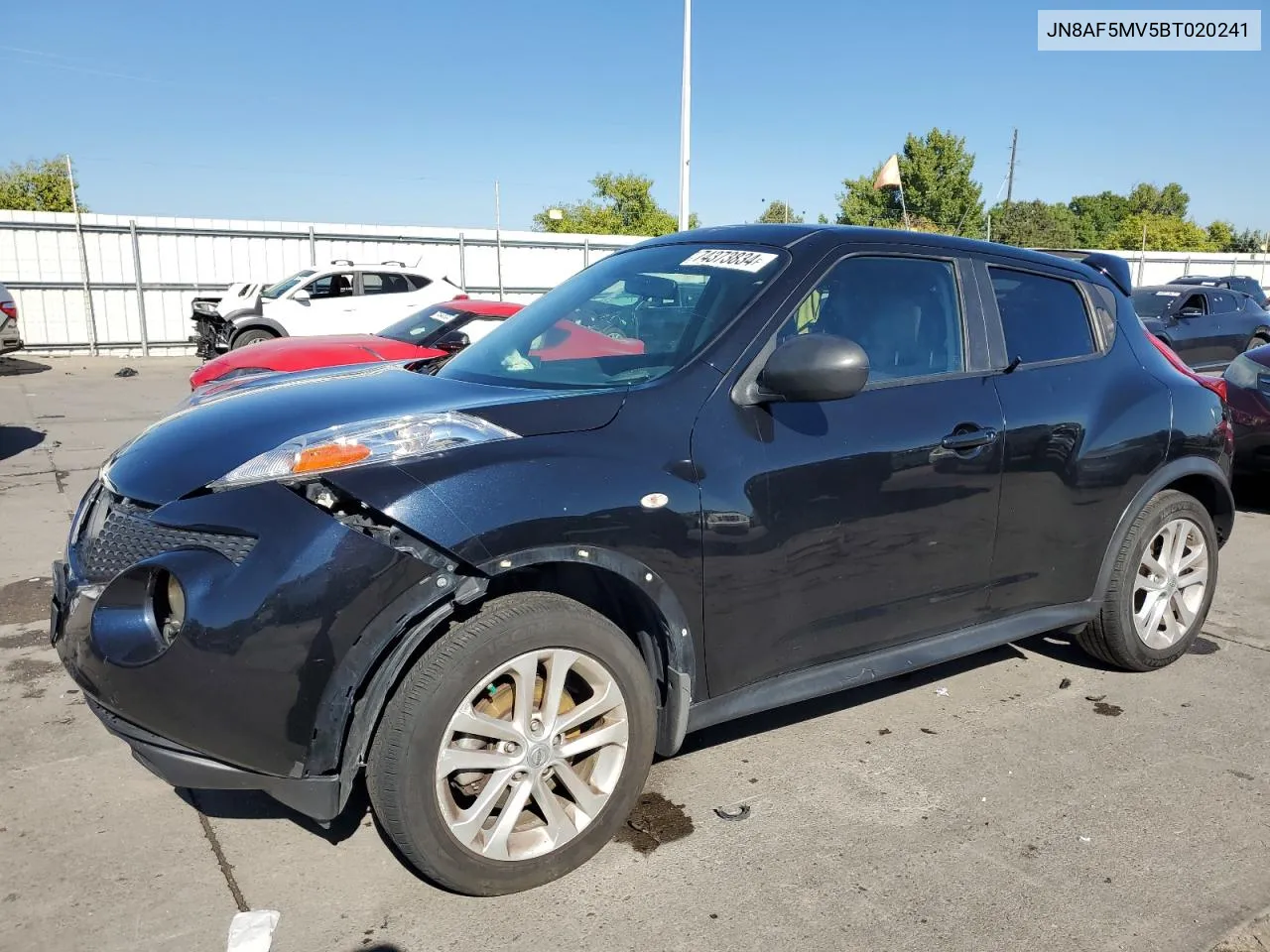 2011 Nissan Juke S VIN: JN8AF5MV5BT020241 Lot: 74373834