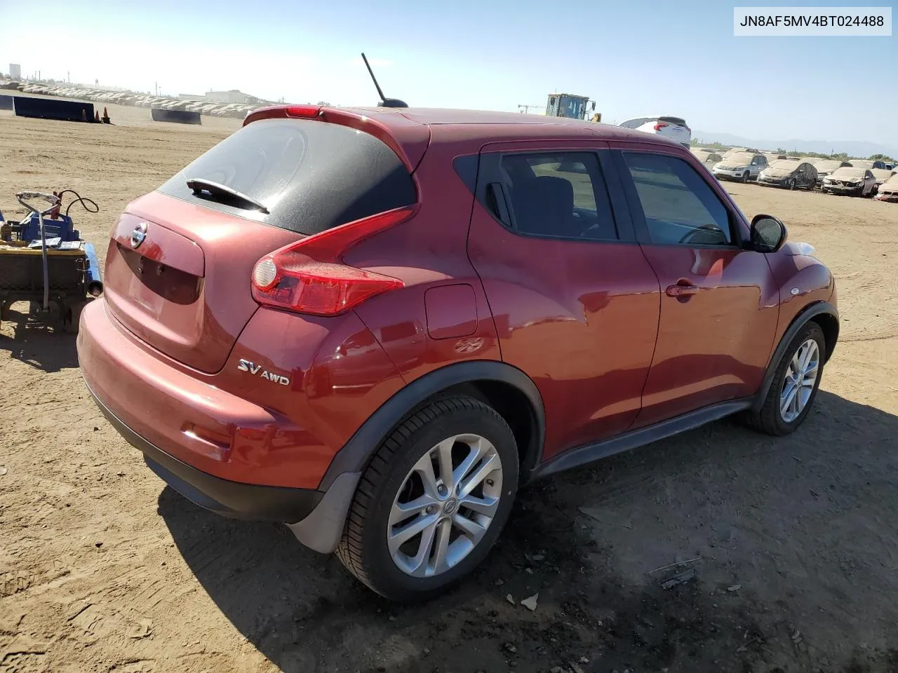 2011 Nissan Juke S VIN: JN8AF5MV4BT024488 Lot: 75009194