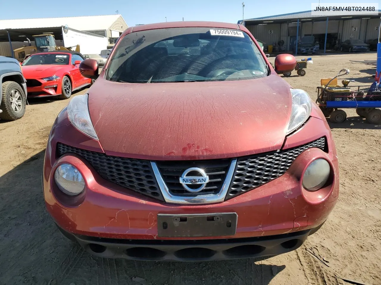 2011 Nissan Juke S VIN: JN8AF5MV4BT024488 Lot: 75009194