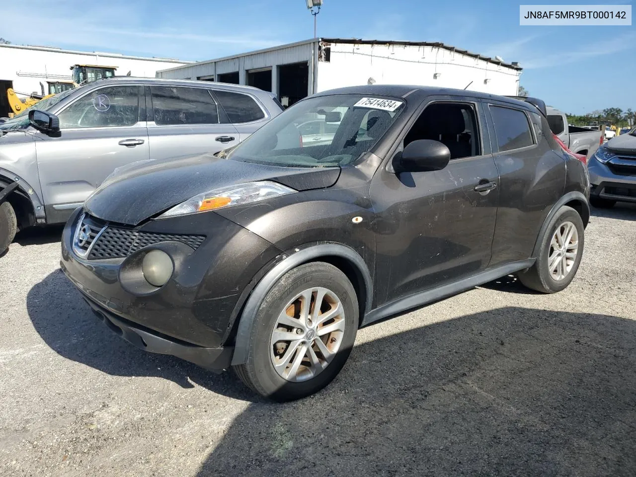 2011 Nissan Juke S VIN: JN8AF5MR9BT000142 Lot: 75414634