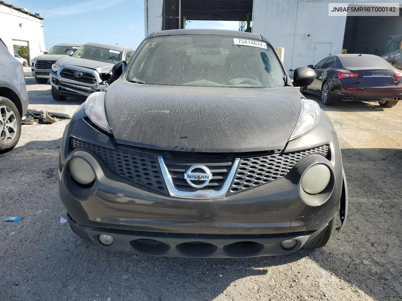 2011 Nissan Juke S VIN: JN8AF5MR9BT000142 Lot: 75414634