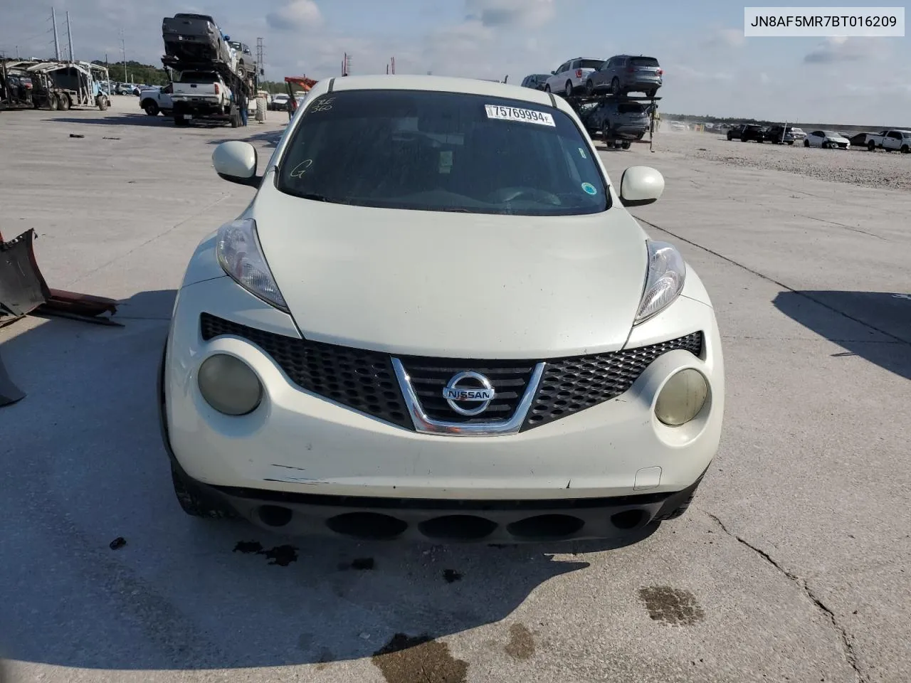 2011 Nissan Juke S VIN: JN8AF5MR7BT016209 Lot: 75769994