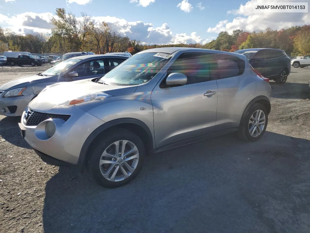 2011 Nissan Juke S VIN: JN8AF5MV0BT014153 Lot: 76349374