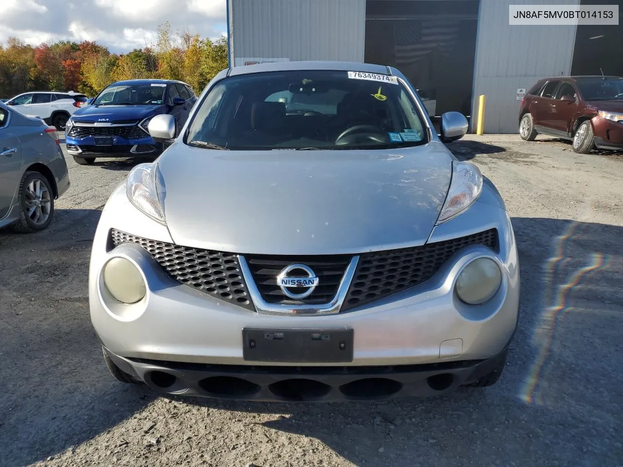 2011 Nissan Juke S VIN: JN8AF5MV0BT014153 Lot: 76349374