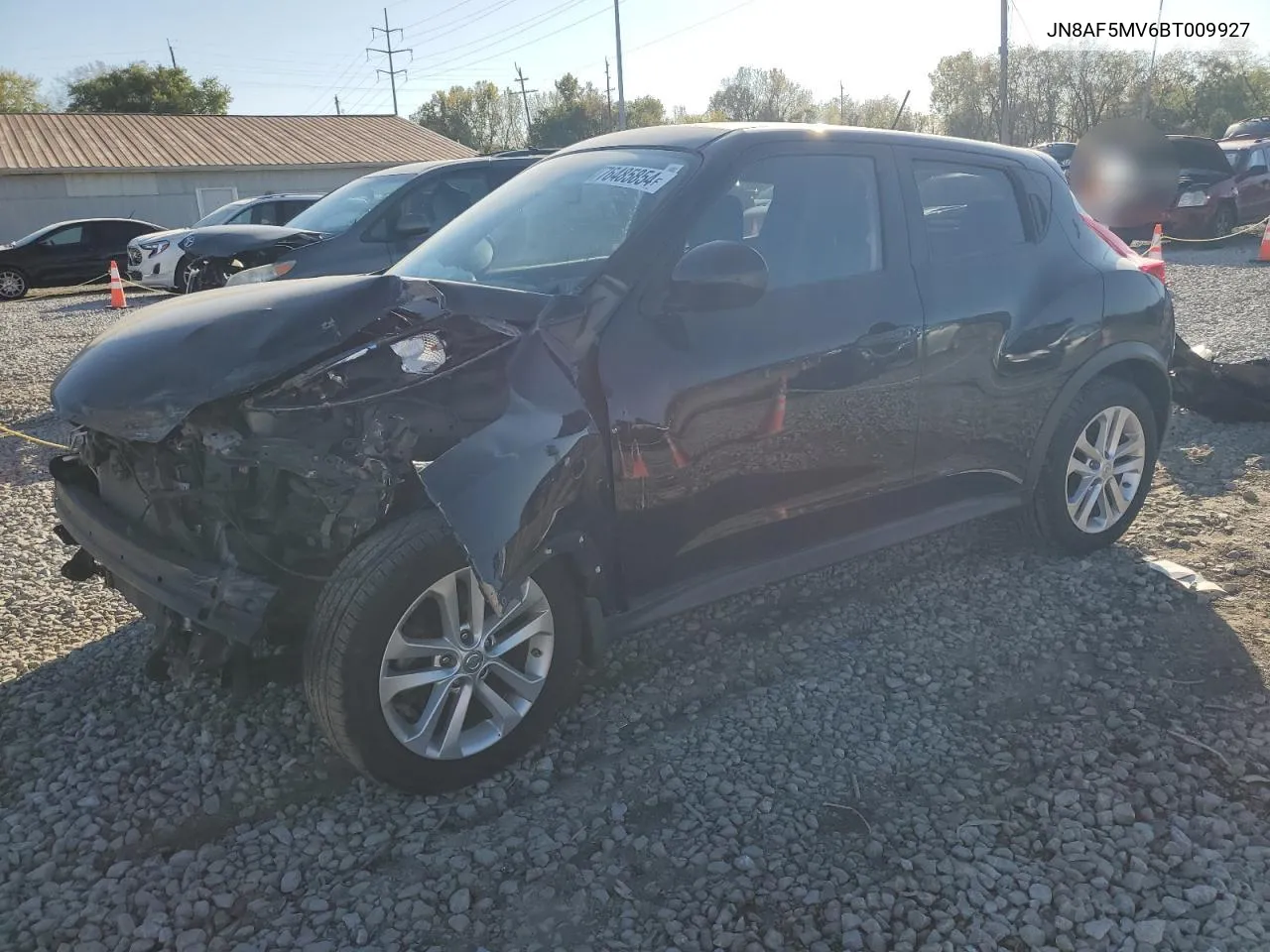 2011 Nissan Juke S VIN: JN8AF5MV6BT009927 Lot: 76485854