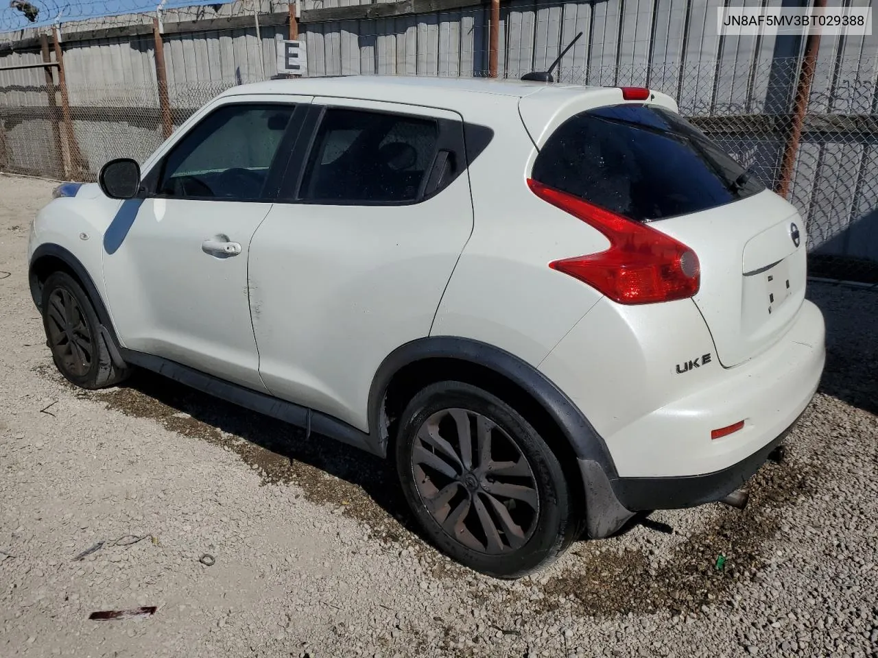 2011 Nissan Juke S VIN: JN8AF5MV3BT029388 Lot: 77628094