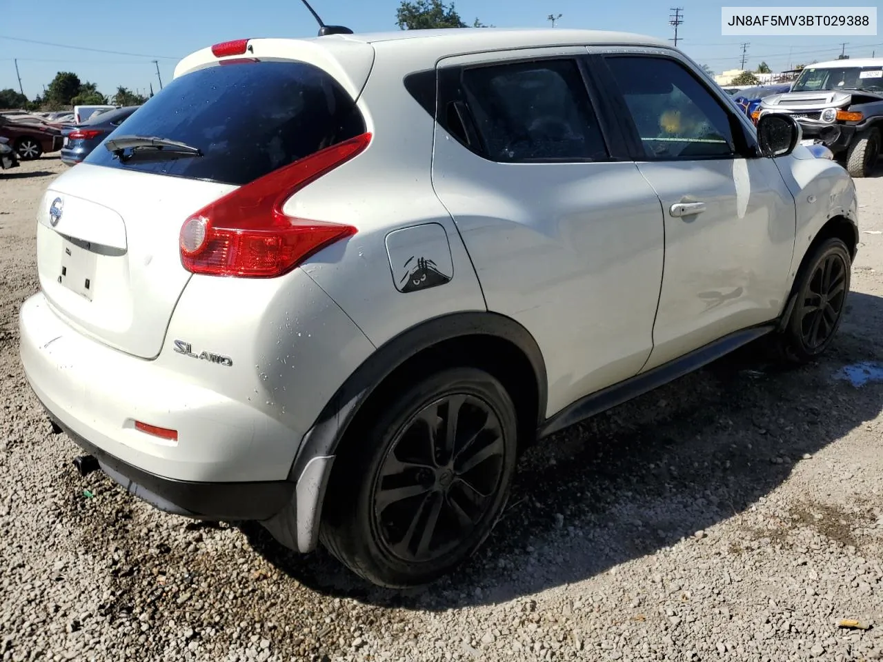 2011 Nissan Juke S VIN: JN8AF5MV3BT029388 Lot: 77628094