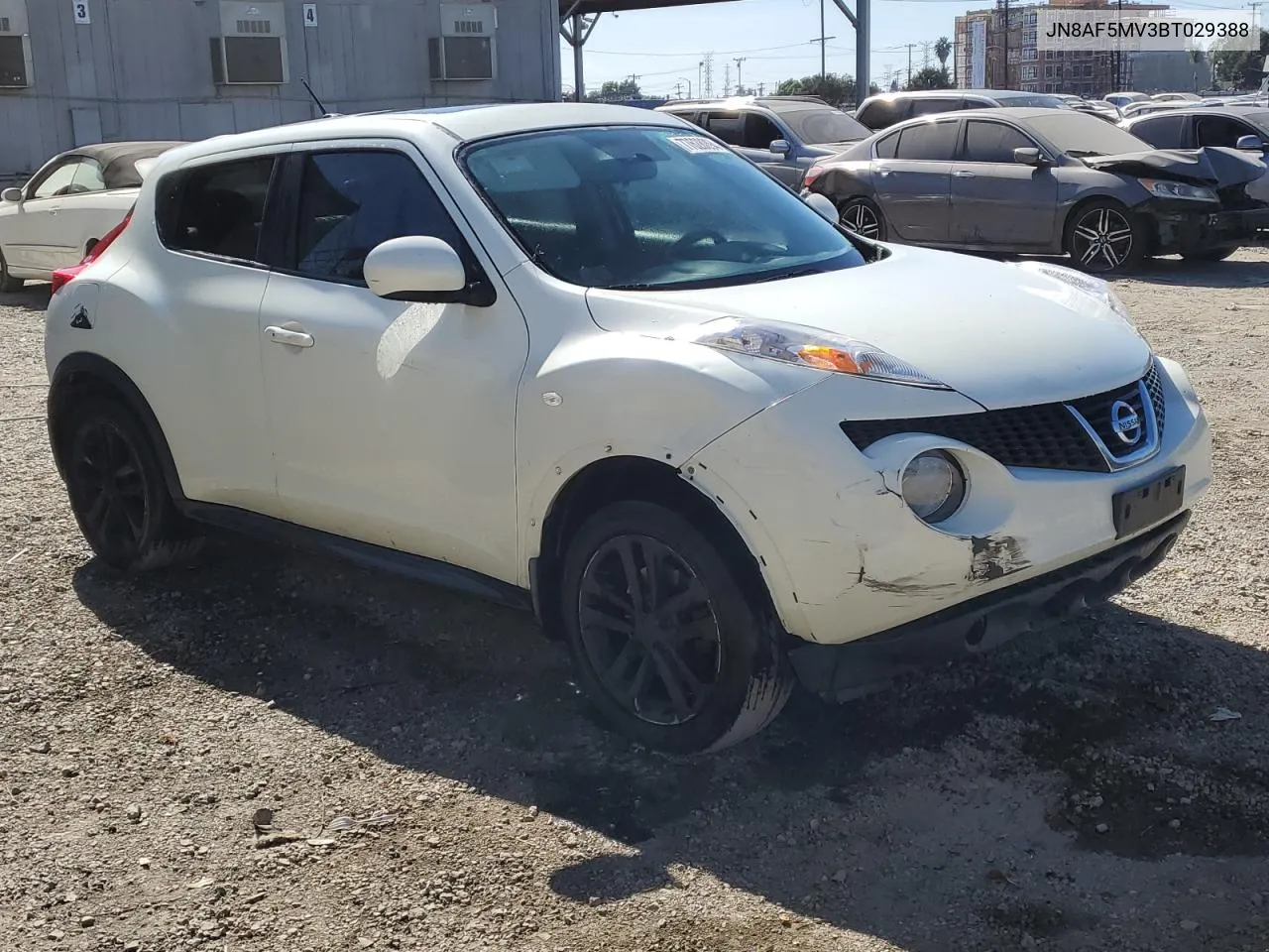 2011 Nissan Juke S VIN: JN8AF5MV3BT029388 Lot: 77628094