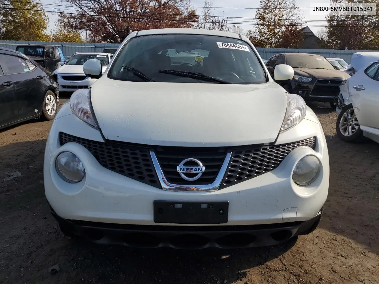 2011 Nissan Juke S VIN: JN8AF5MV6BT015341 Lot: 78444654