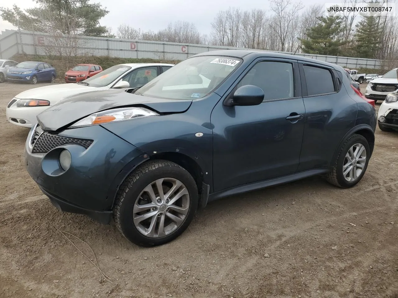 2011 Nissan Juke S VIN: JN8AF5MVXBT008747 Lot: 79386374