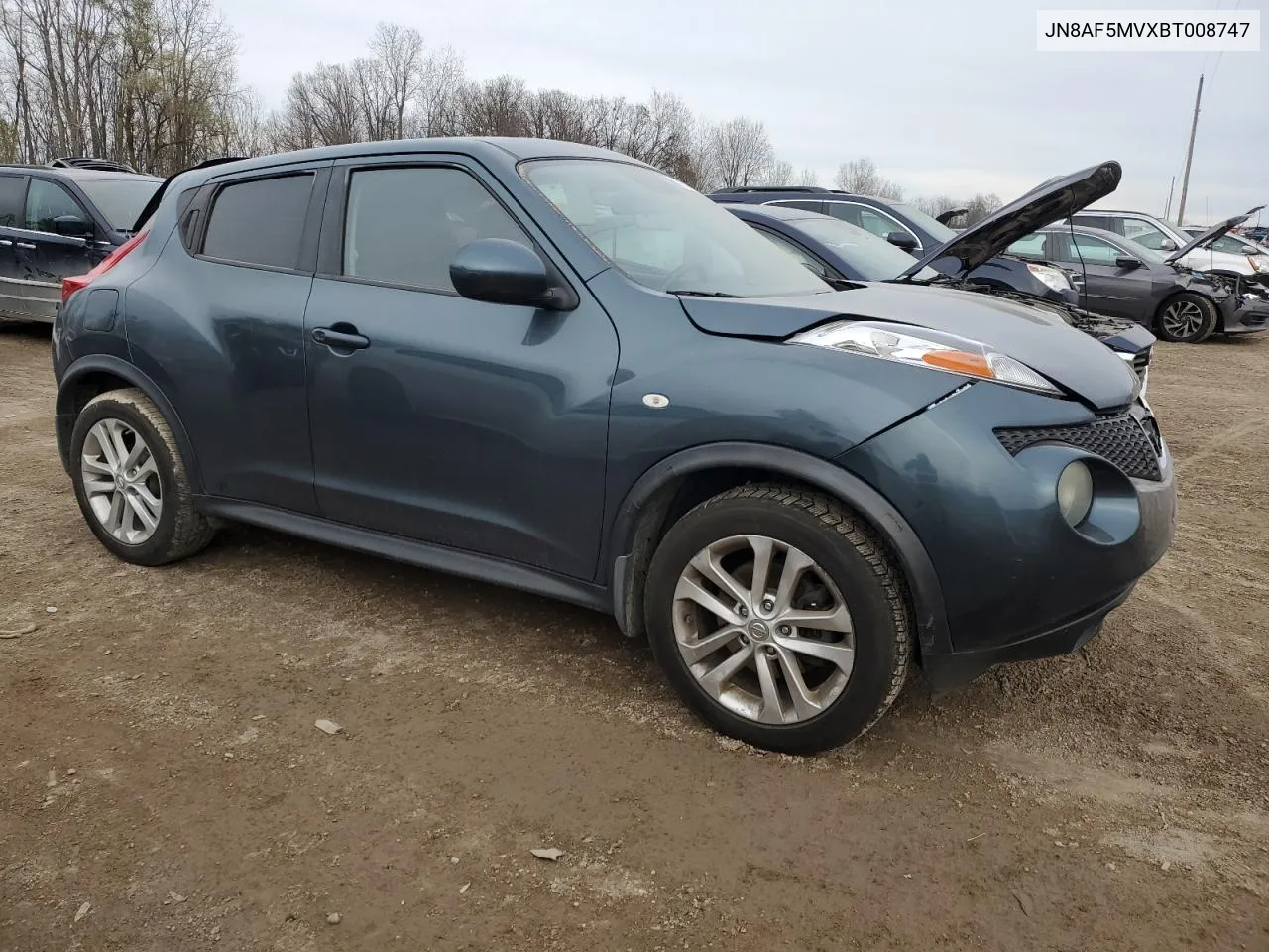 2011 Nissan Juke S VIN: JN8AF5MVXBT008747 Lot: 79386374