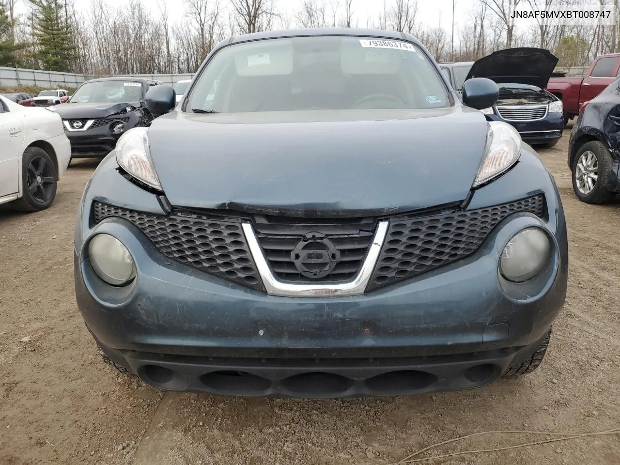 2011 Nissan Juke S VIN: JN8AF5MVXBT008747 Lot: 79386374