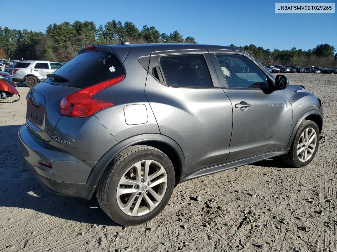 2011 Nissan Juke S VIN: JN8AF5MV9BT029265 Lot: 80095104