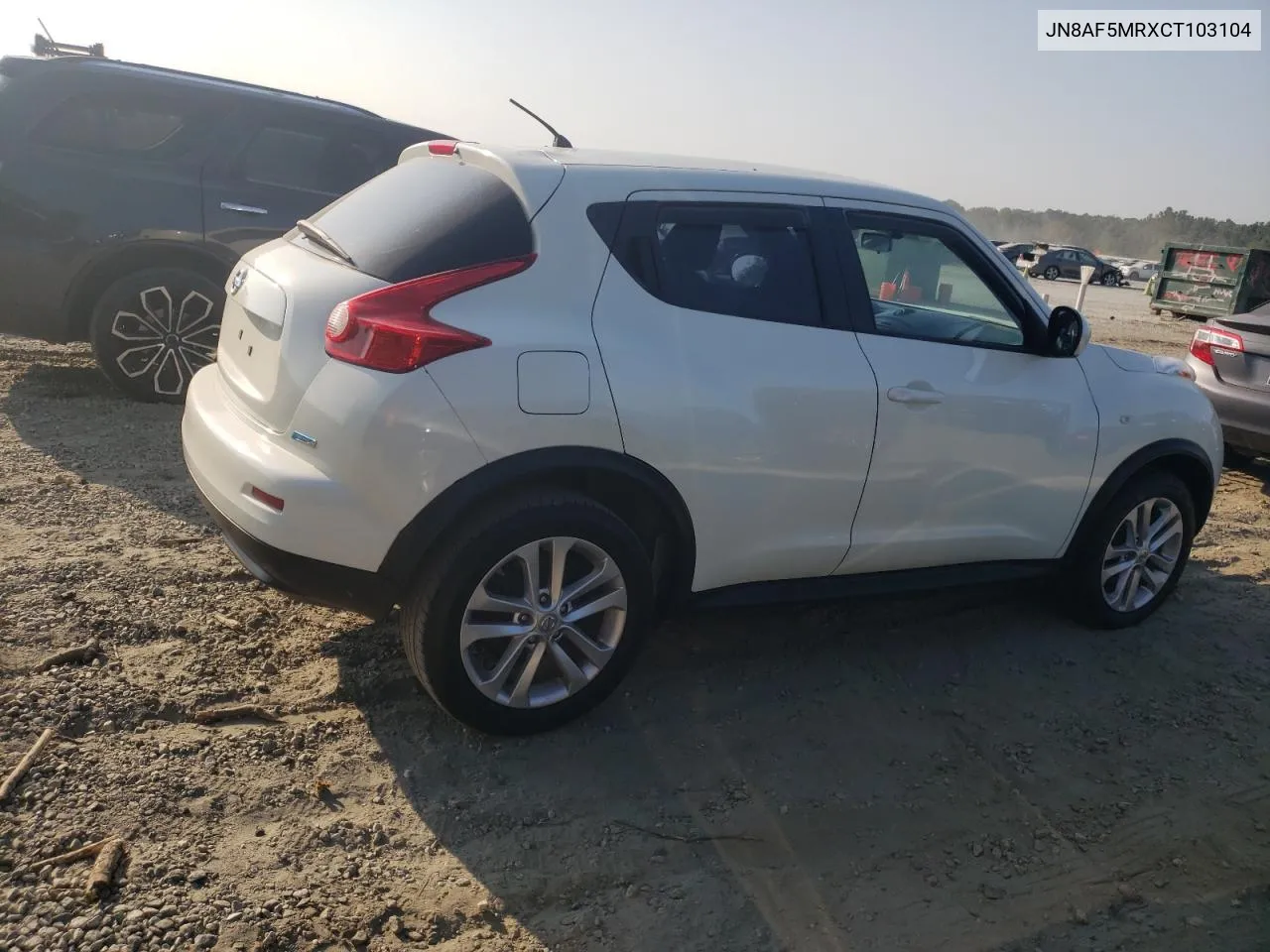 2012 Nissan Juke S VIN: JN8AF5MRXCT103104 Lot: 69072564