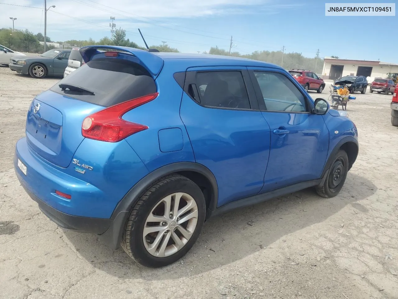 2012 Nissan Juke S VIN: JN8AF5MVXCT109451 Lot: 69921494