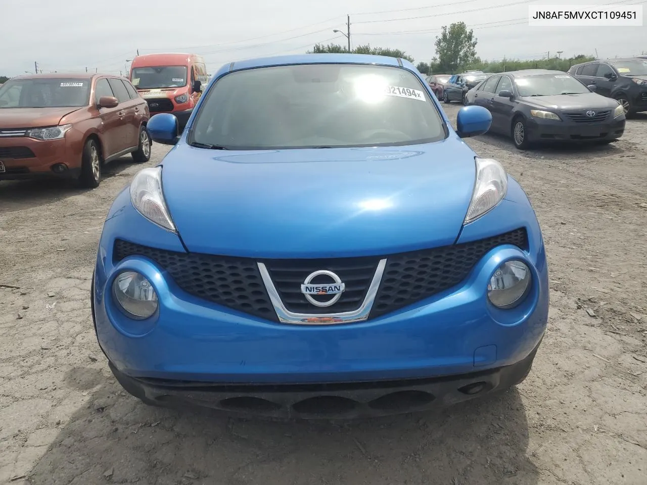 2012 Nissan Juke S VIN: JN8AF5MVXCT109451 Lot: 69921494