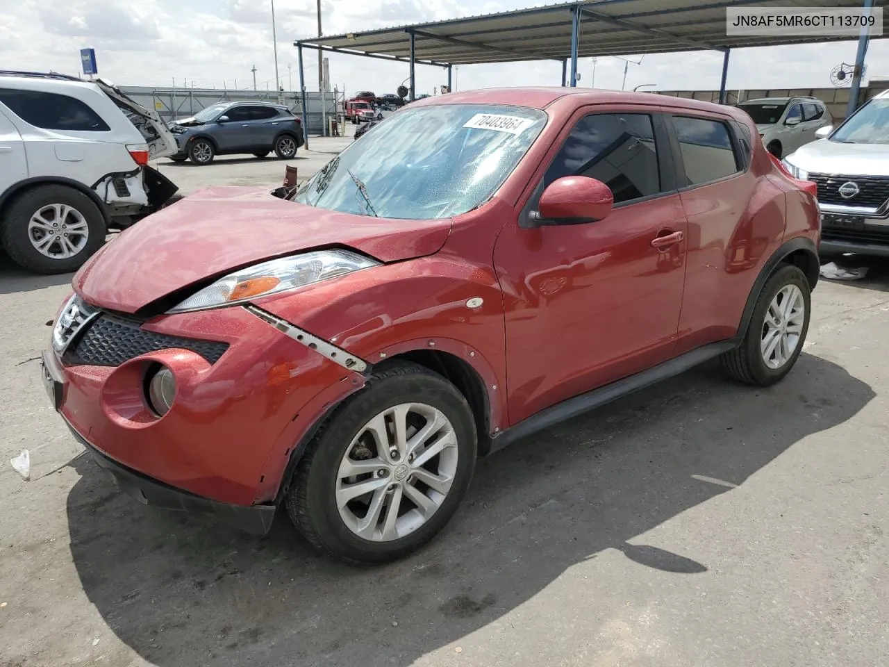 2012 Nissan Juke S VIN: JN8AF5MR6CT113709 Lot: 70403964