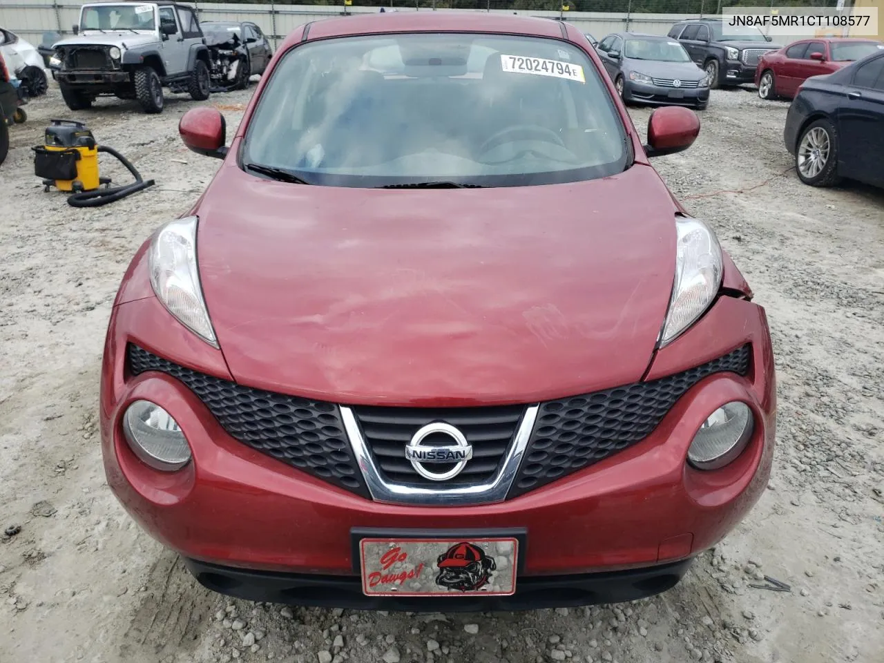 2012 Nissan Juke S VIN: JN8AF5MR1CT108577 Lot: 72024794