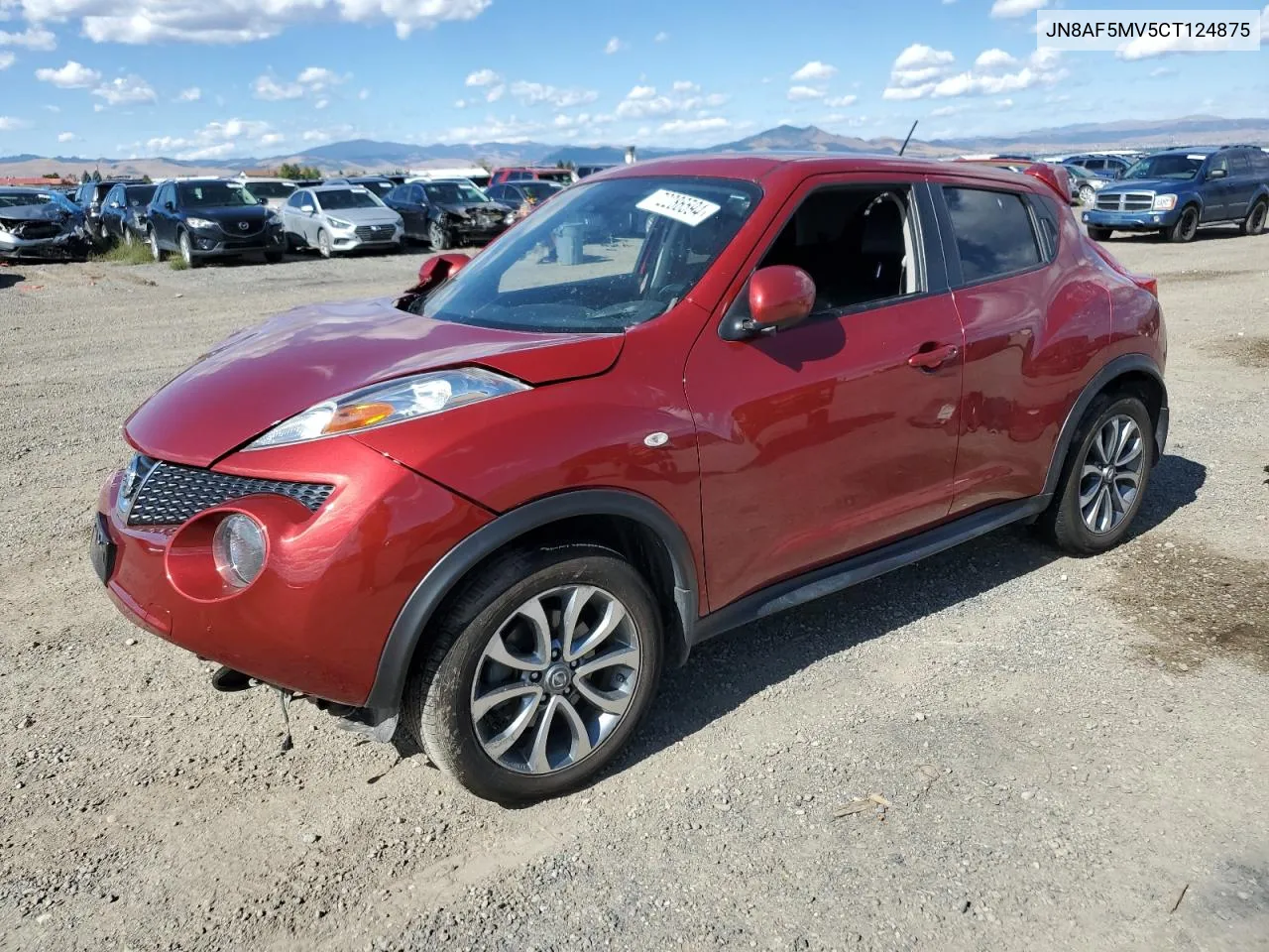 2012 Nissan Juke S VIN: JN8AF5MV5CT124875 Lot: 72286594