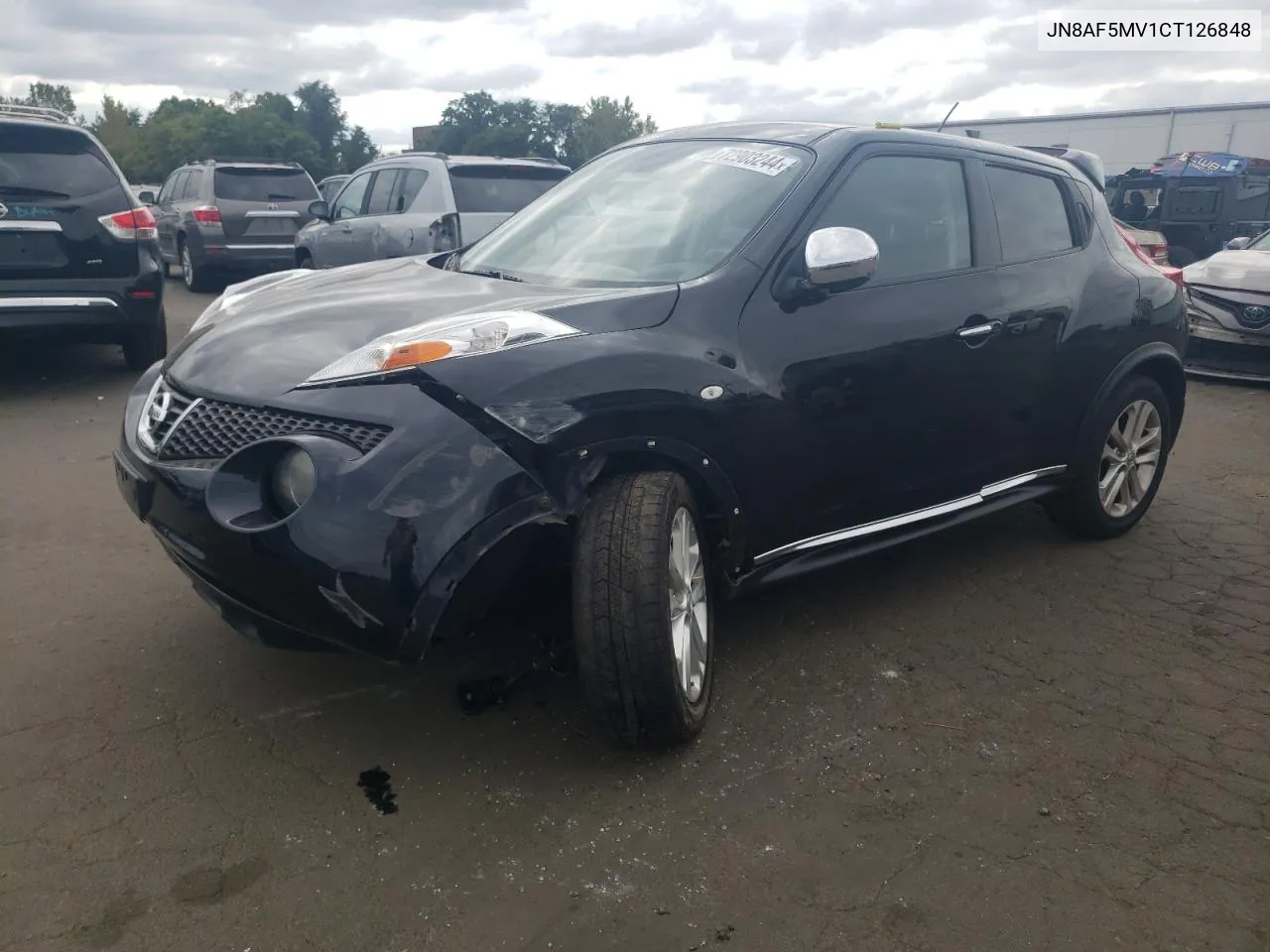 2012 Nissan Juke S VIN: JN8AF5MV1CT126848 Lot: 72903244