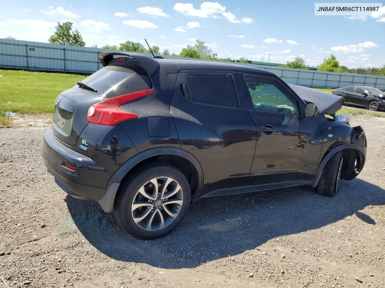 2012 Nissan Juke S VIN: JN8AF5MR6CT114987 Lot: 72986664