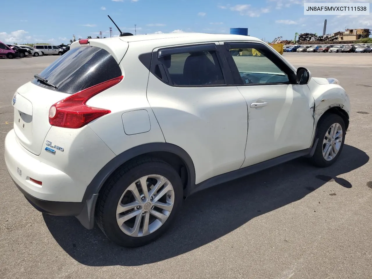 2012 Nissan Juke S VIN: JN8AF5MVXCT111538 Lot: 73003244