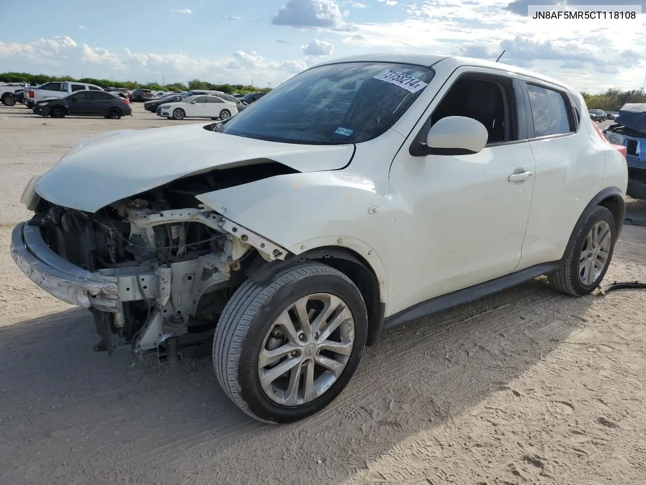 2012 Nissan Juke S VIN: JN8AF5MR5CT118108 Lot: 73158214