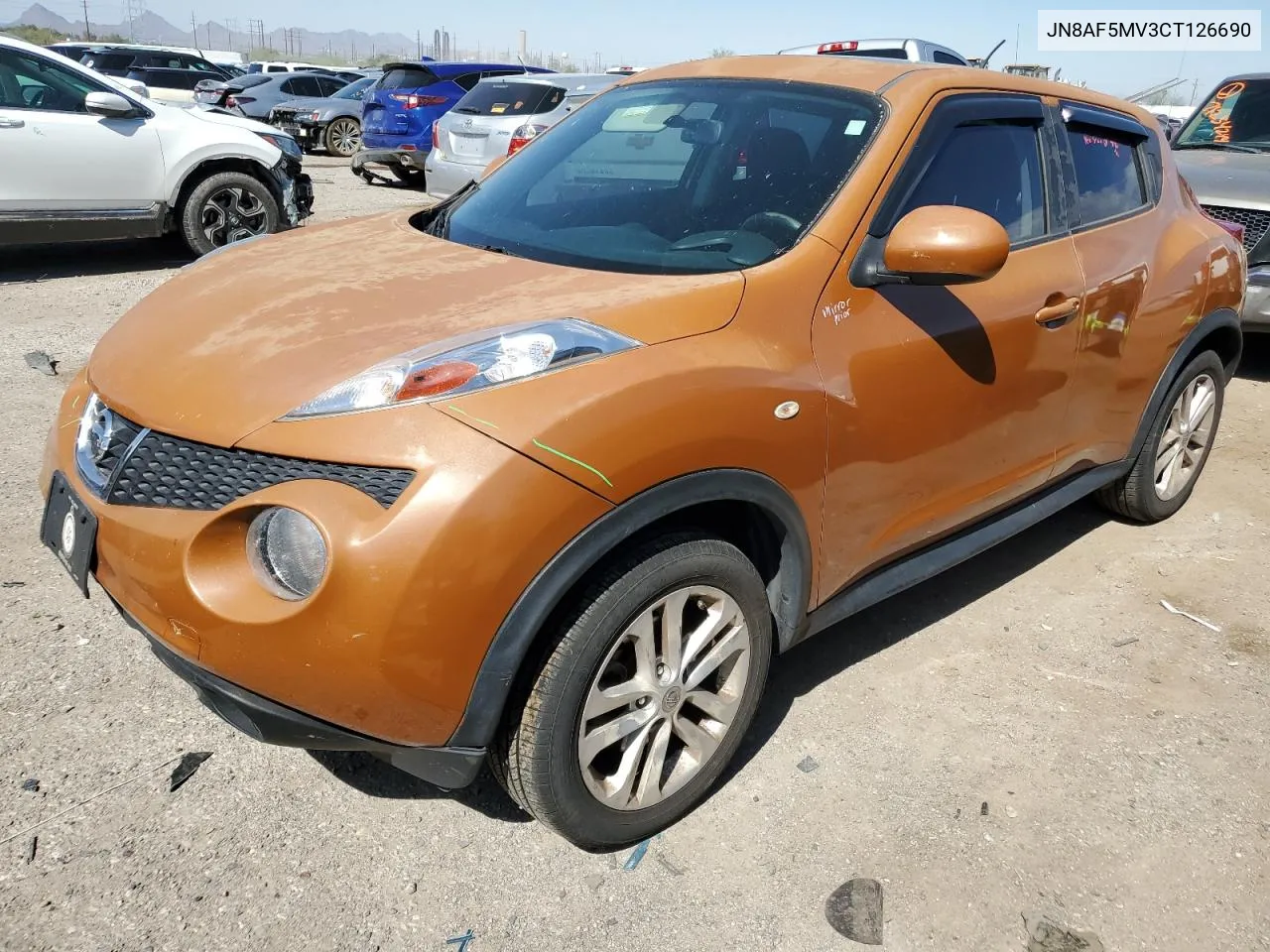 2012 Nissan Juke S VIN: JN8AF5MV3CT126690 Lot: 74376754