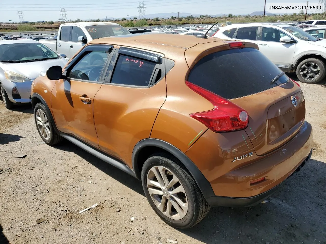 2012 Nissan Juke S VIN: JN8AF5MV3CT126690 Lot: 74376754