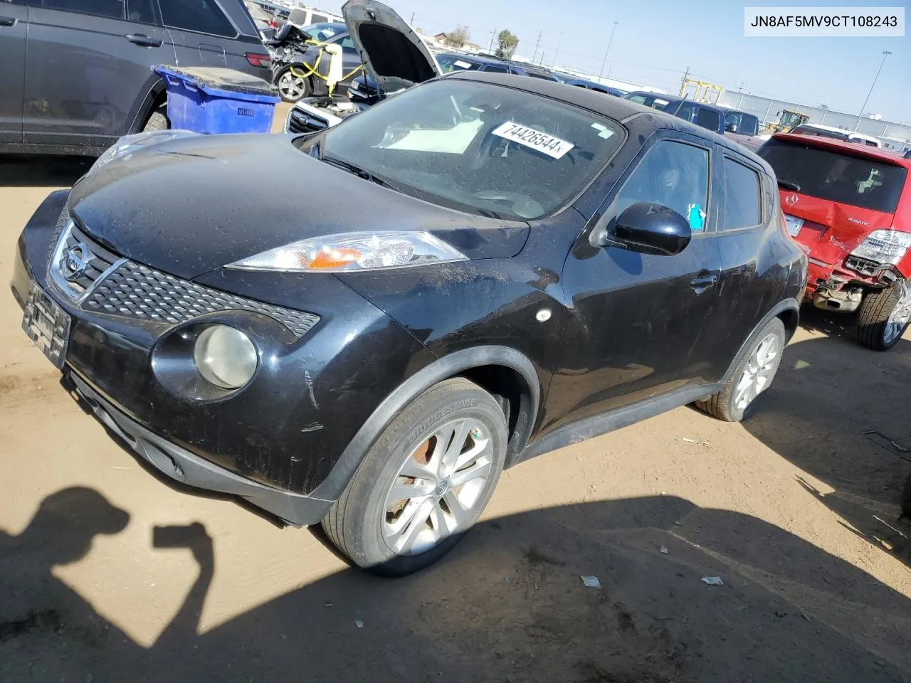 2012 Nissan Juke S VIN: JN8AF5MV9CT108243 Lot: 74426544