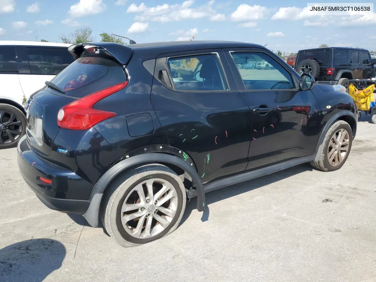 2012 Nissan Juke S VIN: JN8AF5MR3CT106538 Lot: 74669514