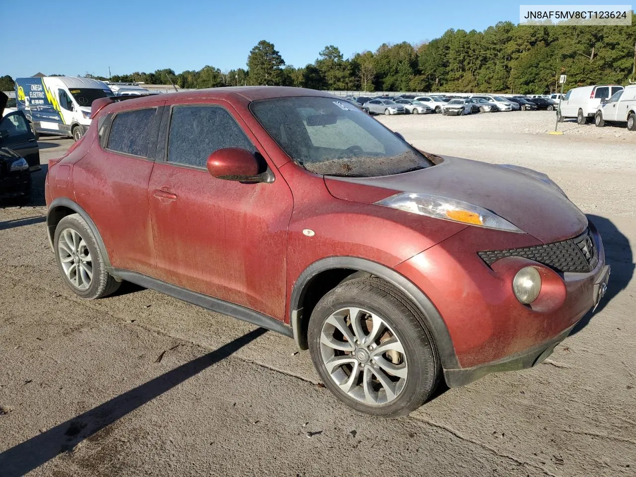 2012 Nissan Juke S VIN: JN8AF5MV8CT123624 Lot: 76538444