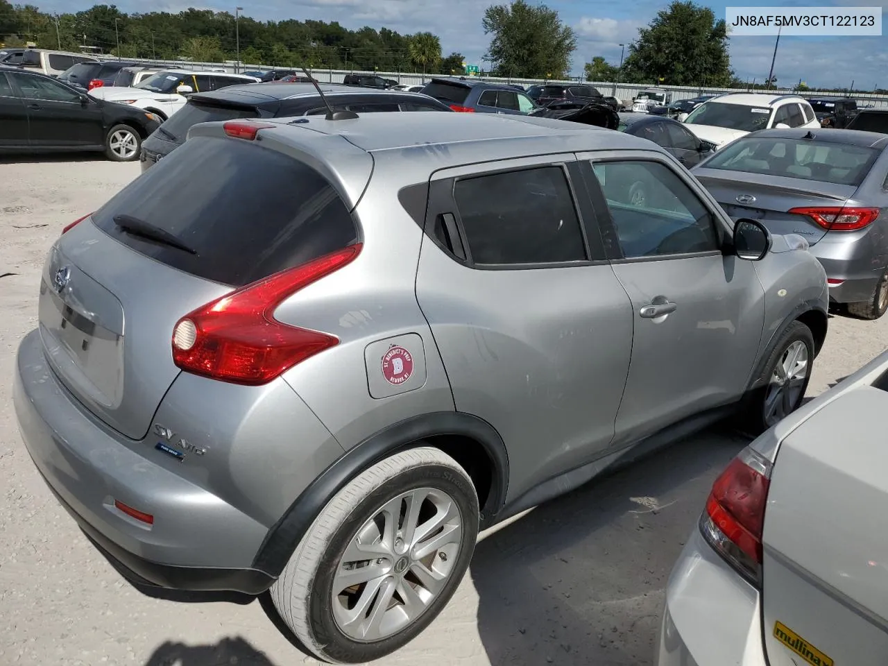 2012 Nissan Juke S VIN: JN8AF5MV3CT122123 Lot: 76554124