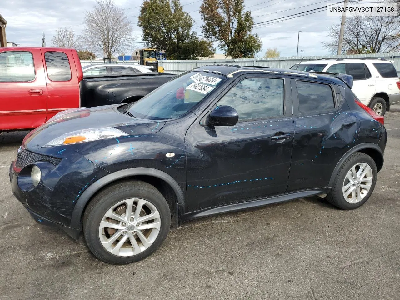 2012 Nissan Juke S VIN: JN8AF5MV3CT127158 Lot: 76821094