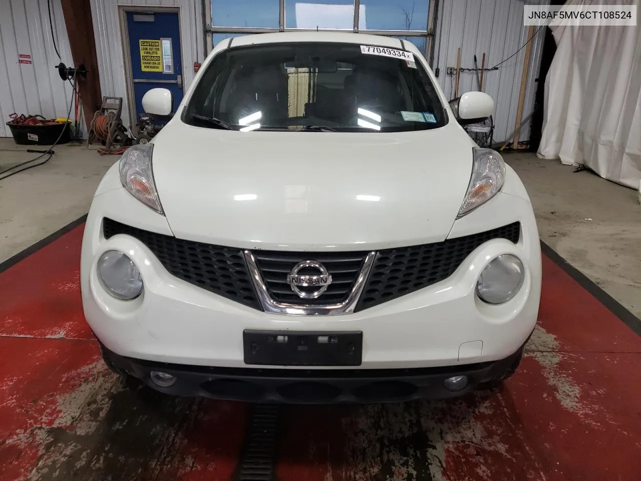 2012 Nissan Juke S VIN: JN8AF5MV6CT108524 Lot: 77049334