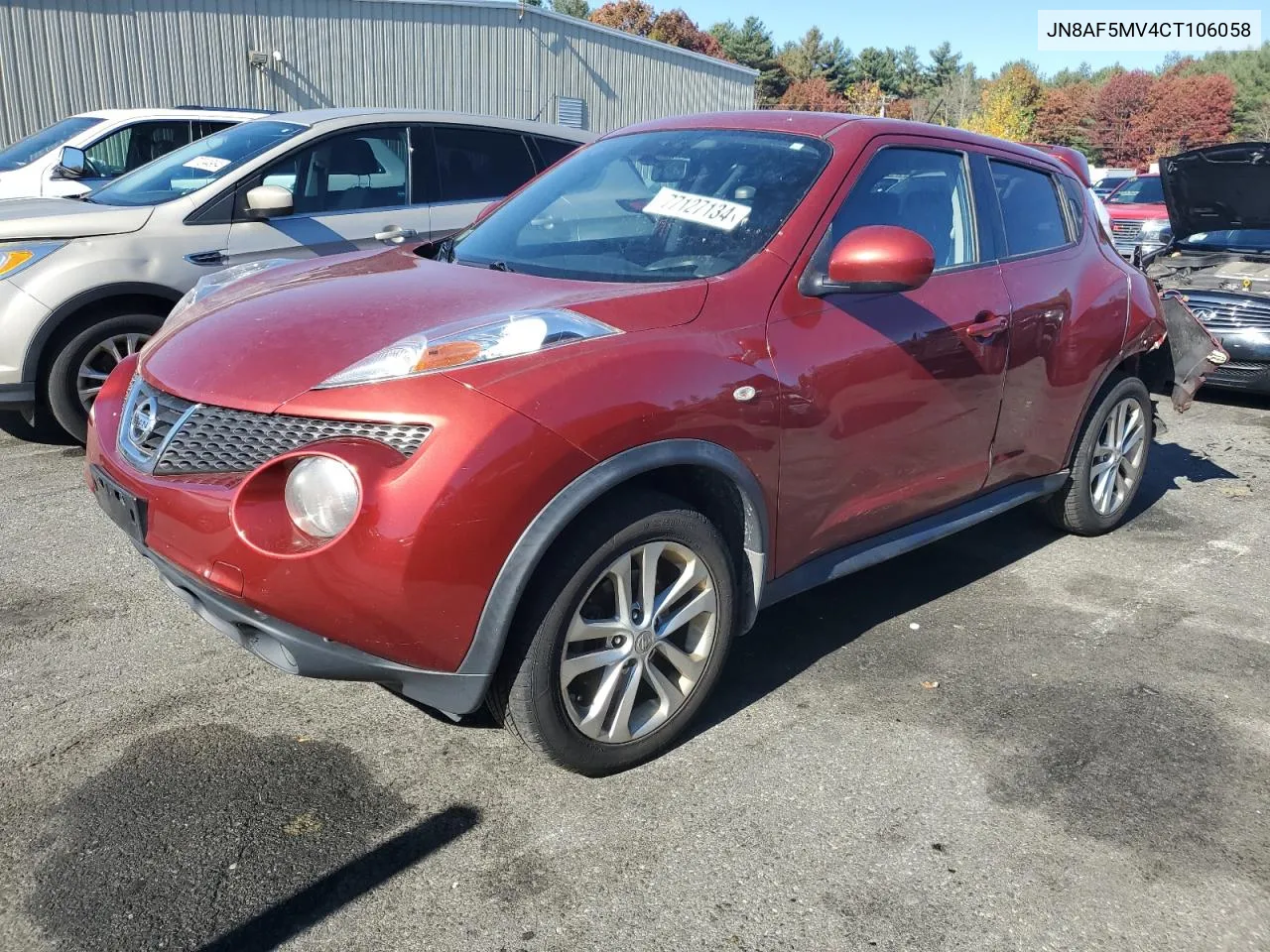 2012 Nissan Juke S VIN: JN8AF5MV4CT106058 Lot: 77127134