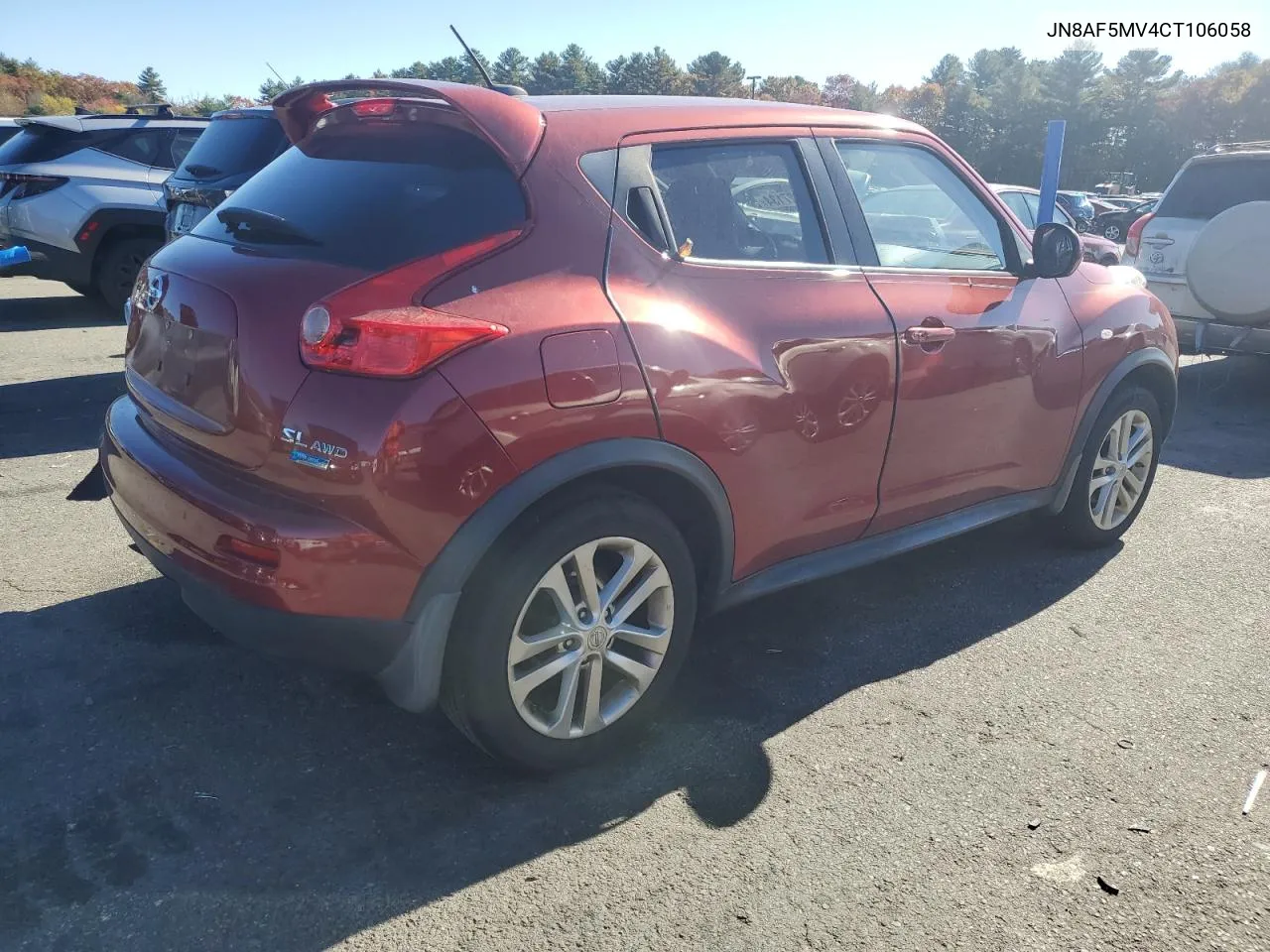 2012 Nissan Juke S VIN: JN8AF5MV4CT106058 Lot: 77127134