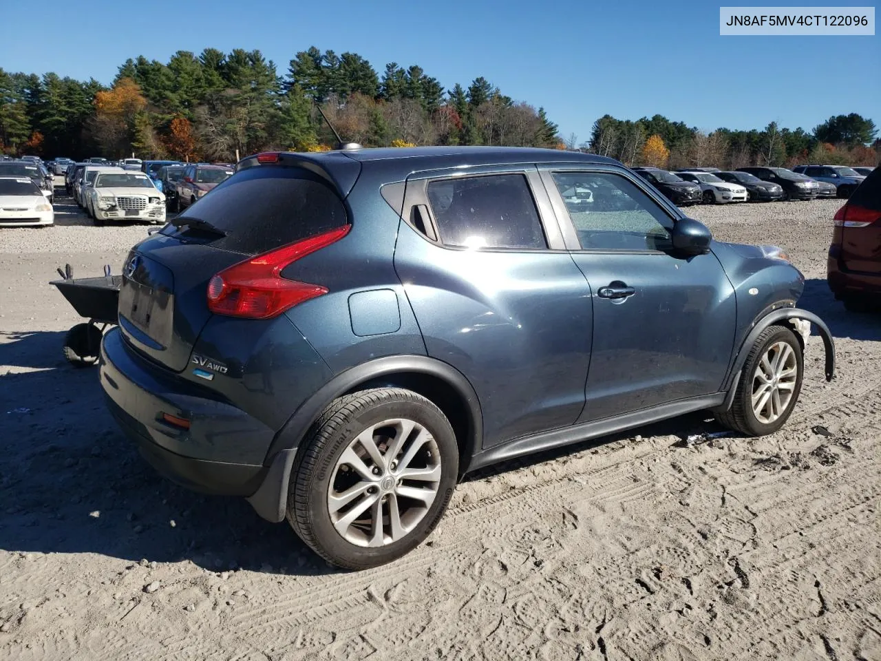 2012 Nissan Juke S VIN: JN8AF5MV4CT122096 Lot: 77837074